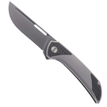 Miguron Eriko Folding Knife Titanium/Carbon Fiber Handle Dark Gray PVD M390 Blade MGR-610CDG