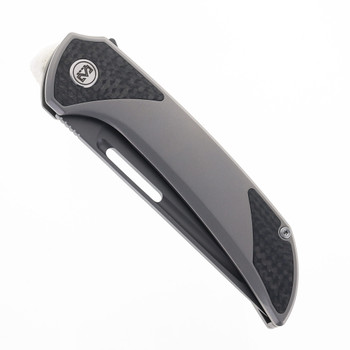 Miguron Eriko Folding Knife Titanium/Carbon Fiber Handle Dark Gray PVD M390 Blade MGR-610CDG