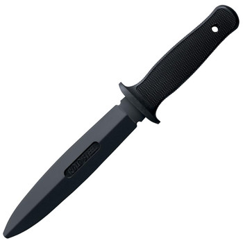 Cold Steel Rubber Training Peace Keeper Fixed Blade Knife Santoprene Handle Plain Black Blade 92R10D