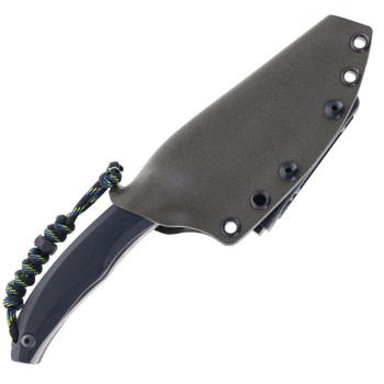 Max Tkachuk Custom Beshket Scandi Drop Point Fixed Blade Knife Black/Green G10 Green Sheath Max Tkachuk Custom Beshket Scandi Drop Point Fixed Blade Knife Black/Green G10 Green Sheath