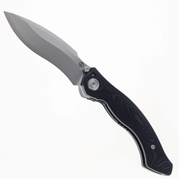 Maxace Vortex-S Folding Knife Black Micarta Handle SLD-magic Plain