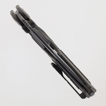 Maxace Titanis II Pocket Knife Sand Blasted Titanium Handle Magnacut Steel Blade AM07-1-A