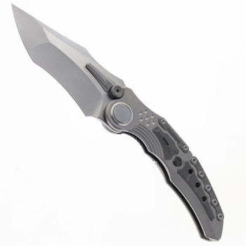 Maxace Titanis II Pocket Knife Sand Blasted Titanium Handle