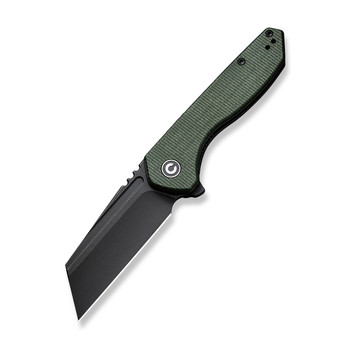 Civivi ExOne Folding Knife Green Canvas Micarta Handle Nitro-V