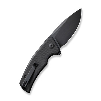 Civivi Regulatron Folding Knife Black G10 Handle Nitro-V Drop Point Plain Edge Black Stonewash Finish C23006-1