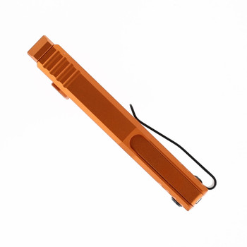 Reate Exo-U Utility Knife Orange Aluminum Speed Hole