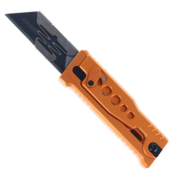 Reate Exo-U Utility Knife Orange Aluminum Speed Hole