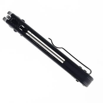 Ganzo Folding Knife Black G10 Handle D2 Plain Black Blade G768PT-BK