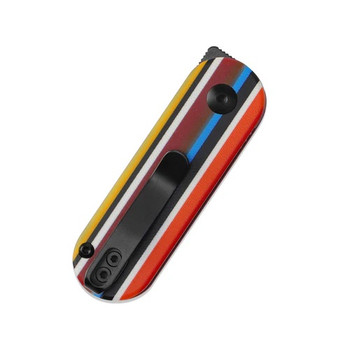 Kizer Serape Mini Bay Folding Knife Color G10 Handle 154CM Wharncliffe Plain Black Blade V2583C1