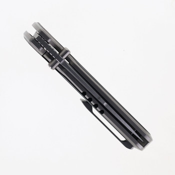 Two Sun Folding Knife Titanium/Carbon Fiber Handle 14C28N Plain Edge TS473
