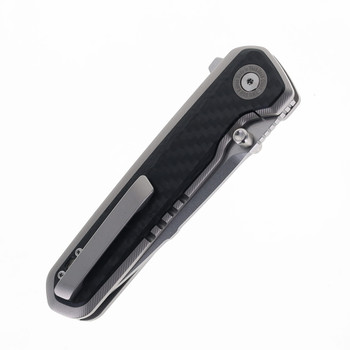 Two Sun Folding Knife Titanium/Carbon Fiber Handle 14C28N Plain Edge TS473 Two Sun Folding Knife Titanium/Carbon Fiber Handle 14C28N Plain Edge TS473