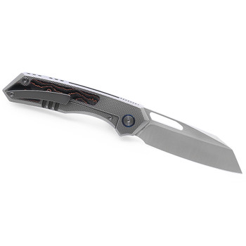 Miguron Knives Keryx II Pocket Knife Copper Foil Carbon Fiber Titanium Handle M390 Steel MGR-605CBNII