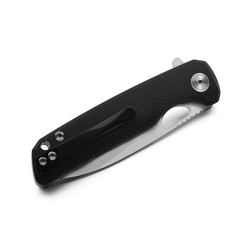 Miguron Knives Galaty Flipper Pocket Knife Black Micarta Handle 14c28n Steel MGR-818WMBK