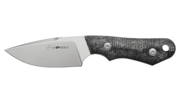 Viper Handy FCM Fixed Blade Knife Dark Matter Black Carbon Fiber Handle MagnaCut Plain Edge Satin Finish VT4038FCM