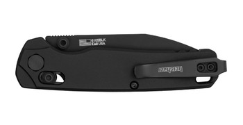 Kershaw Bel Air Pocket Knife Magnacut Blade Duraloc Black Aluminum Handle 6105BK