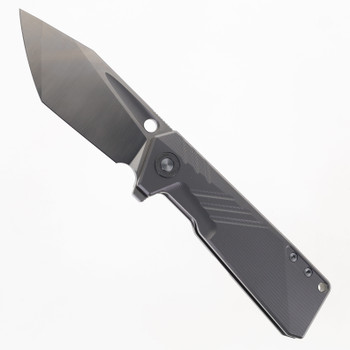 オーダー専用 TwoSun Folding Knife Gray Titanium Handle M390 Plain