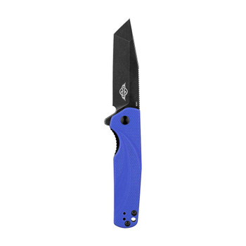 Olight Oknife Folding Knife Ratel Blue G10 Handle 154CM Tanto Plain Black Blade OL-RATEL-BLU