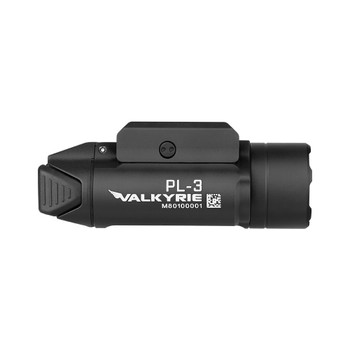 Olight PL-3R-Valkyrie Rechargeable Rail Mounted Tactical Light Black Aluminum Body 1500 Lumens PL-3R-VALK-BLK