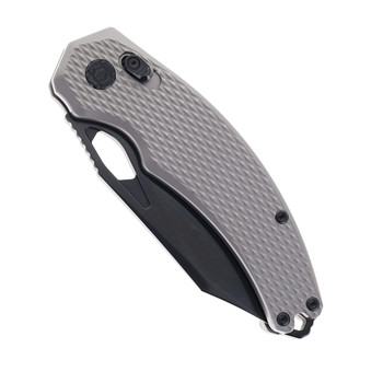 Kunwu Knives X-Padre Reverse Tux Folding Knife Diamond Textured Titanium Handle DLC Elmax Blade XT Lock X706T-3 Kunwu Knives X-Padre Reverse Tux Folding Knife Diamond Textured Titanium Handle DLC Elmax Blade XT Lock X706T-3