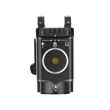 Olight Baldr RL Mini Tactical Light With Red Laser Black Aluminum Body Olight Baldr RL Mini Tactical Light With Red Laser Black Aluminum Body