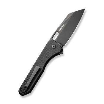Civivi Nugz Folding Knife Black G10 Handle 14C28N Reverse Tanto Plain Edge Black Stonewash Finish C23060-1