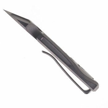 TwoSun Stonewashed Titanium Pry Bar Bottle Opener with Pocket Clip EDC-28-SND