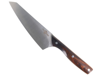 TwoSun Santoku Kitchen Knife  14c28n Steel Blade Wood Handle TS912