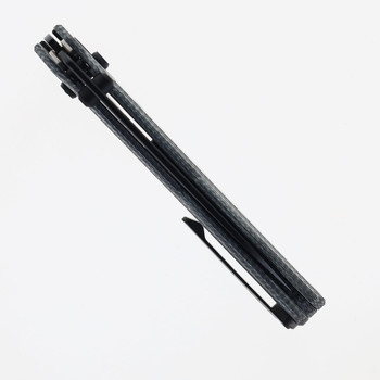 NOC Knives MT-27-G01 Dark Feather Folding Knife Axis Lock M390 Blade Steel White & Black Micarta NOC Knives MT-27-G01 Dark Feather Folding Knife Axis Lock M390 Blade Steel White & Black Micarta