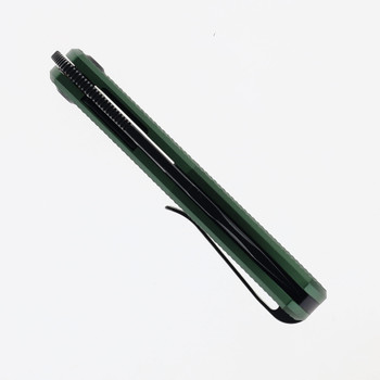 Daedalus Knife Co. Lab Folding Knife Green Aluminum Handle Blackwash Finish 154CM Blade DKC-L3 Daedalus Knife Co. Lab Folding Knife Green Aluminum Handle Blackwash Finish 154CM Blade DKC-L3