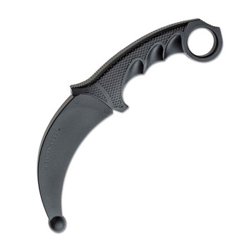 A person using a Cold Steel Karambit Trainer CS92R49.