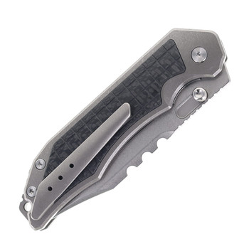 TwoSun Folding Knife Titanium & Frag Carbon Fiber Handle M390 Blade TS475-M390 TwoSun Folding Knife Titanium & Frag Carbon Fiber Handle M390 Blade TS475-M390
