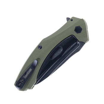 Kershaw Natrix Assisted Opening Green G10 Handle 8Cr13MoV Black Stonewash Blade Folding Knife KS7007OLBW Kershaw Natrix Assisted Opening Green G10 Handle 8Cr13MoV Black Stonewash Blade Folding Knife KS7007OLBW