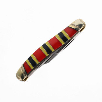 Rough Ryder Coral Snake Acrylic Handle Three Satin Stainless Steel Blades RR2279 Rough Ryder Coral Snake Acrylic Handle Three Satin Stainless Steel Blades RR2279