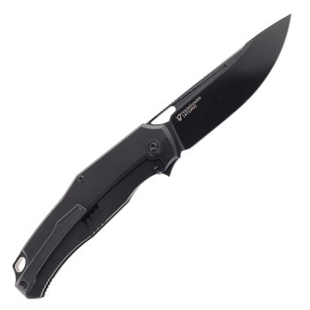 Vanguard Knives Atomic Folding Knife PVD Phantom Black Titanium Handle M390 Blade Vanguard Knives Atomic Folding Knife PVD Phantom Black Titanium Handle M390 Blade