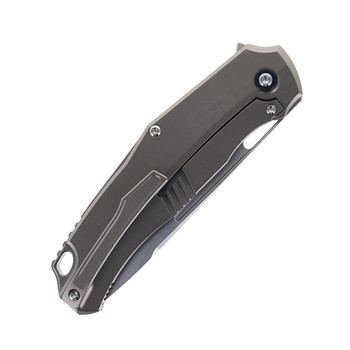 Vanguard Knives Atomic Folding Knife Samurai Black Titanium Handle M390 Blade Vanguard Knives Atomic Folding Knife Samurai Black Titanium Handle M390 Blade