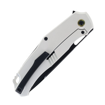 Vanguard Knives Atomic Folding Knife Stormtrooper White Titanium Handle M390 Blade