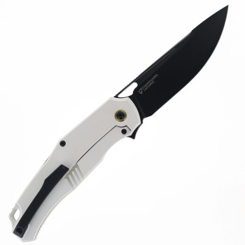 Vanguard Knives Atomic Folding Knife Stormtrooper White Titanium Handle M390 Blade