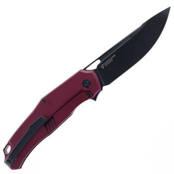 Vanguard Knives Atomic Folding Knife Magic Purple Titanium Handle M390 Blade Vanguard Knives Atomic Folding Knife Magic Purple Titanium Handle M390 Blade