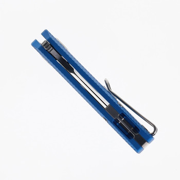 Divo Nip Lite Folding Knife Blue Hard Anodized Aluminum Handle Satin 154CM Blade Divo Nip Lite Folding Knife Blue Hard Anodized Aluminum Handle Satin 154CM Blade