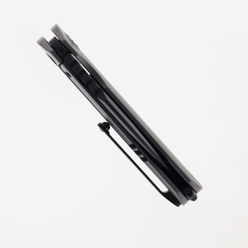 Discontinued Shieldon Scythe XL Folding Knife Titanium Handle Black DLC S35VN Blade DC01B Discontinued Shieldon Scythe XL Folding Knife Titanium Handle Black DLC S35VN Blade DC01B