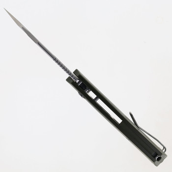 IronFly Yolo Folding Knife Button Lock Army Green G10 Handle 14c28n Satin Blade VF02-GN IronFly Yolo Folding Knife Button Lock Army Green G10 Handle 14c28n Satin Blade VF02-GN