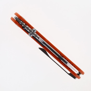 Kansept Main Street Folding Knife Orange G10 Handle 154CM Plain Edge Satin Finish T1015E6