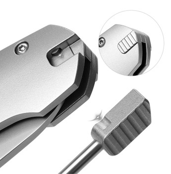 Remette BEE Pocket Knife Orange Peel Titanium Handle M390 Blade Steel w/Titanium Toothpick RT-31022 Remette BEE Pocket Knife Orange Peel Titanium Handle M390 Blade Steel w/Titanium Toothpick RT-31022