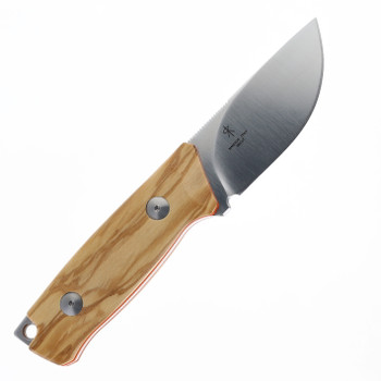 Fox Knives Rifle Muzzle Raven Knives Designs Wood Handle BECUT Steel Fixed Blade FX-664 OL Fox Knives Rifle Muzzle Raven Knives Designs Wood Handle BECUT Steel Fixed Blade FX-664 OL