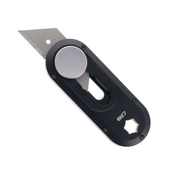 CJRB Breeze Slide Lock Utility Knife Black Stainless Handle J1941-BST