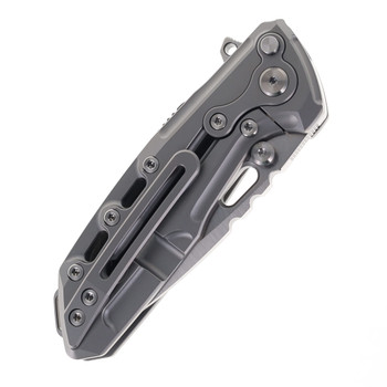 Reate Knives Terminator T1000 V2 Bead Blast Titanium Handle Flipper Multi-Lock Pocket Knife M390 Blade Reate Knives Terminator T1000 V2 Bead Blast Titanium Handle Flipper Multi-Lock Pocket Knife M390 Blade