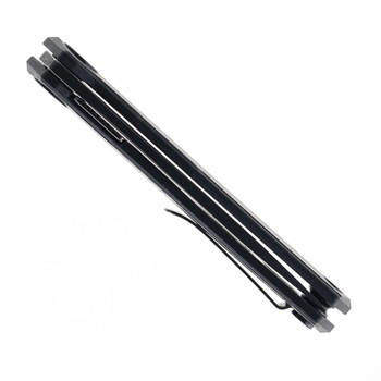 Real Steel G3 Folding Knife Light Black G10 Handle 14C28N Drop Point Plain Edge Satin Finish 7814 Real Steel G3 Folding Knife Light Black G10 Handle 14C28N Drop Point Plain Edge Satin Finish 7814