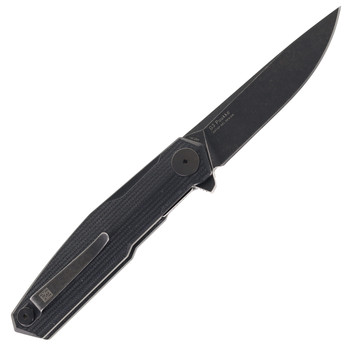 Real Steel G3 Folding Knife Light Black G10 Handle 14C28N Drop Point Plain Edge Satin Finish 7814 Real Steel G3 Folding Knife Light Black G10 Handle 14C28N Drop Point Plain Edge Satin Finish 7814