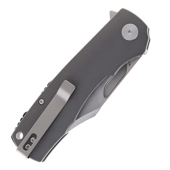 Petrified Fish PFP03 Victor Folding Knife Gray Aluminum Handle 154CM Clip Point Plain Edge Satin Finish PFP03GAAS Petrified Fish PFP03 Victor Folding Knife Gray Aluminum Handle 154CM Clip Point Plain Edge Satin Finish PFP03GAAS