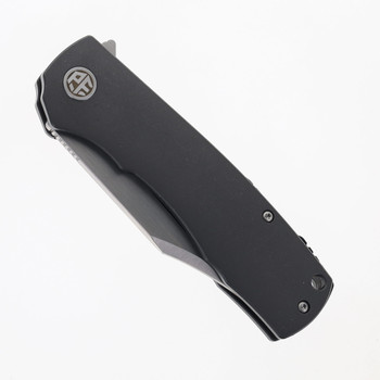 Petrified Fish PFP03 Victor Folding Knife Gray Aluminum Handle 154CM Clip Point Plain Edge Satin Finish PFP03GAAS Petrified Fish PFP03 Victor Folding Knife Gray Aluminum Handle 154CM Clip Point Plain Edge Satin Finish PFP03GAAS